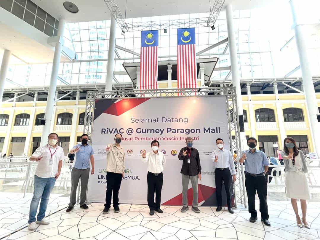 Two malls in Penang take part in RiVAC programme  Buletin Mutiara