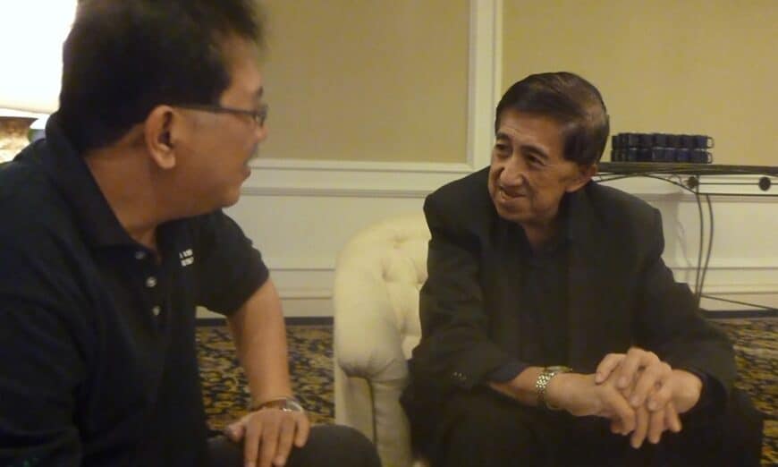 interviewing ooi eow jin at ritz carlton for book (2012)