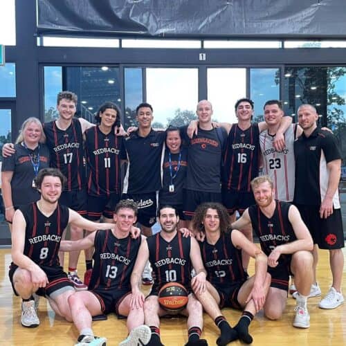 unisport nationals 2023 rmit university's men's basketball team